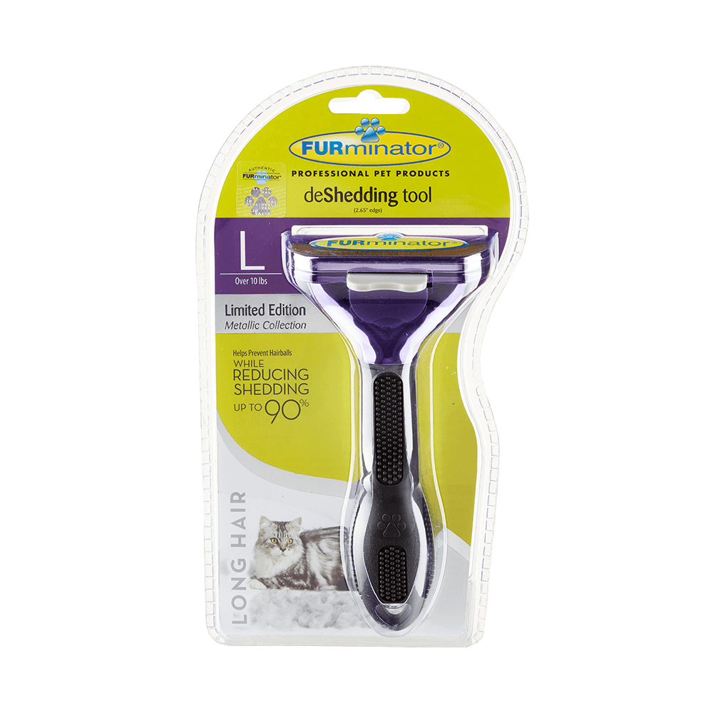 Furminator Cat Metallic Large Long Hair – PETQuarters