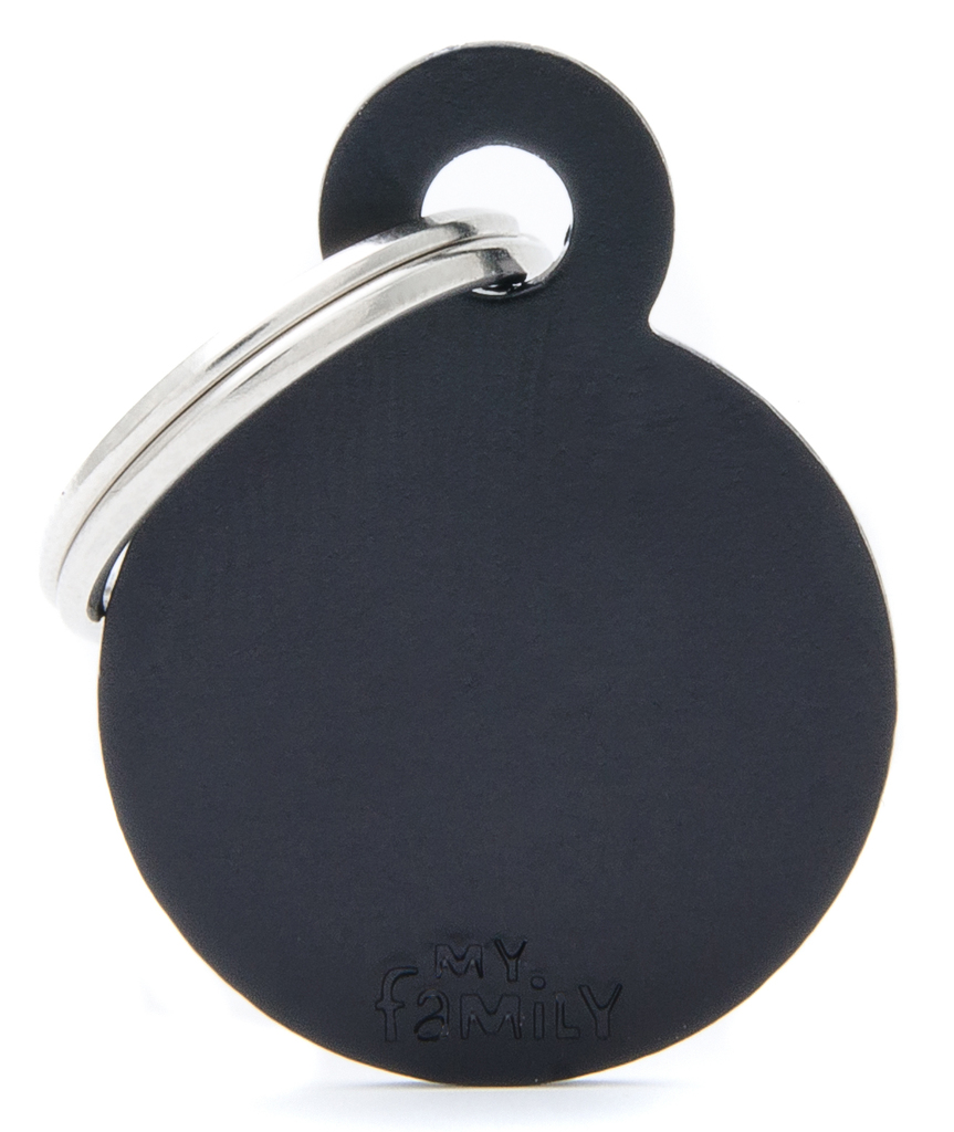 Mf Basic Circle Black PETQuarters