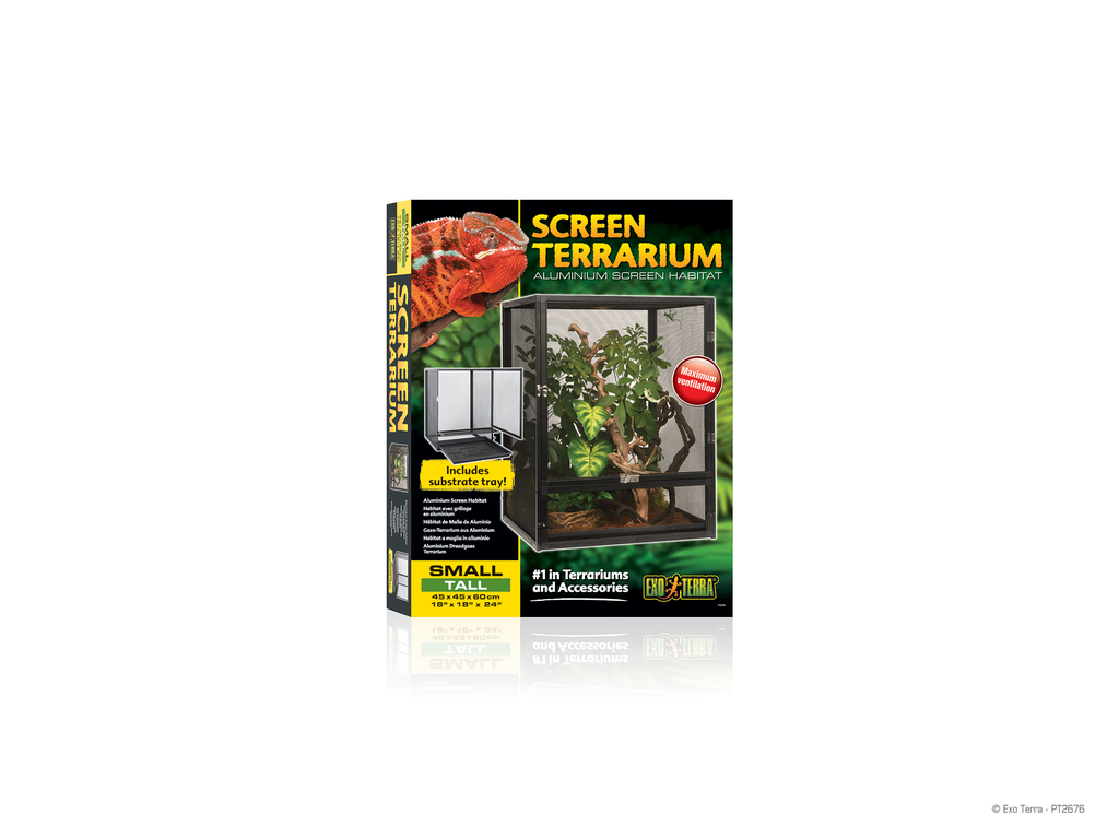 Exo Terra Screen Terrarium - Small/tall 45x45x60cm