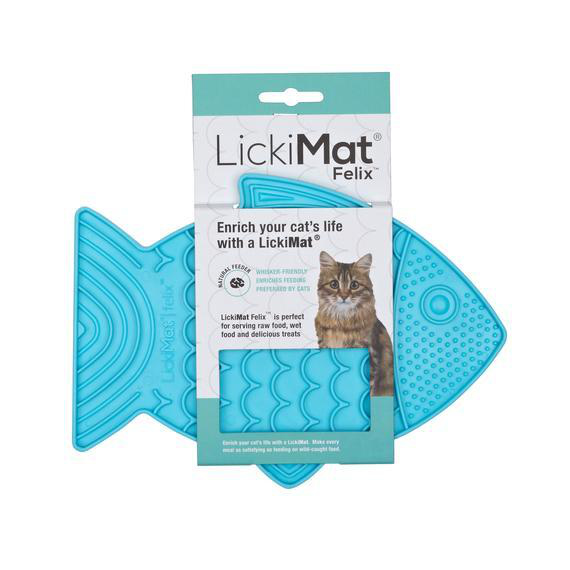 Lickimat Cat Felix Turquoise