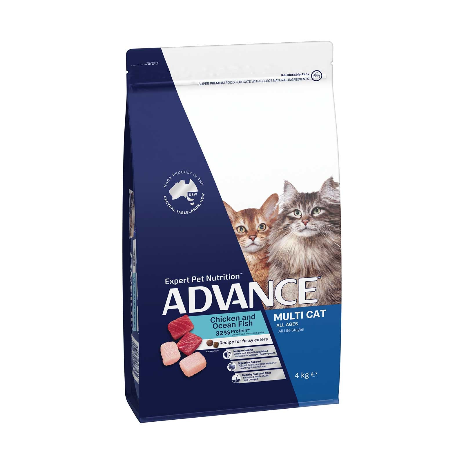 Advance Multi-Cat Adult Chicken And Ocean Fish