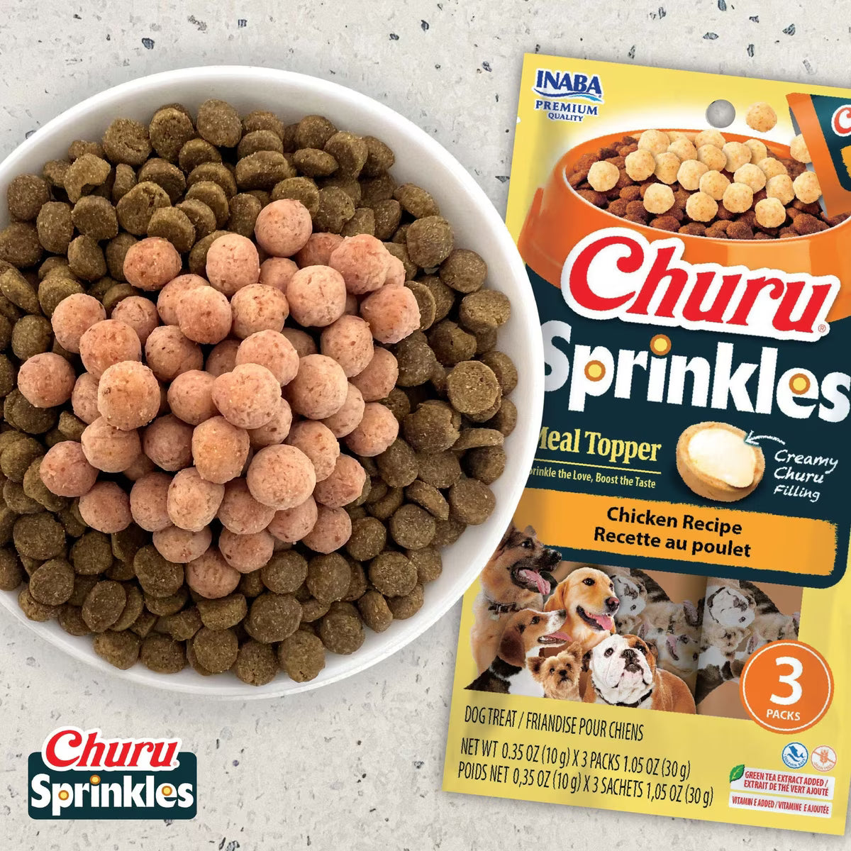 INABA Dog Sprinkles Chicken and Beef Meal Topper 30g