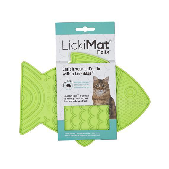 Lickimat Cat Felix Green