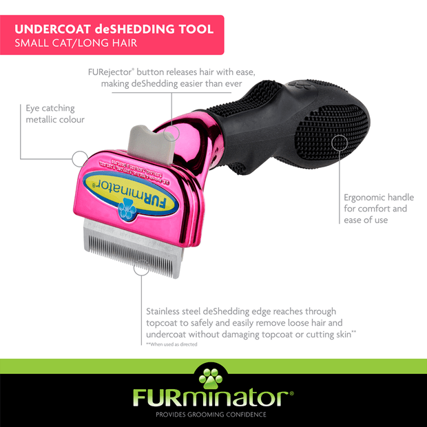 Furminator small sales cat long hair