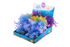 Plastic Plant Leaf W Flower Assorted Medium