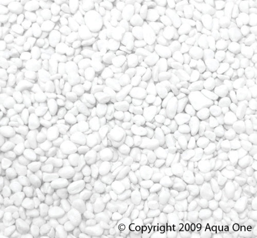 Gravel Aqua One White 7mm