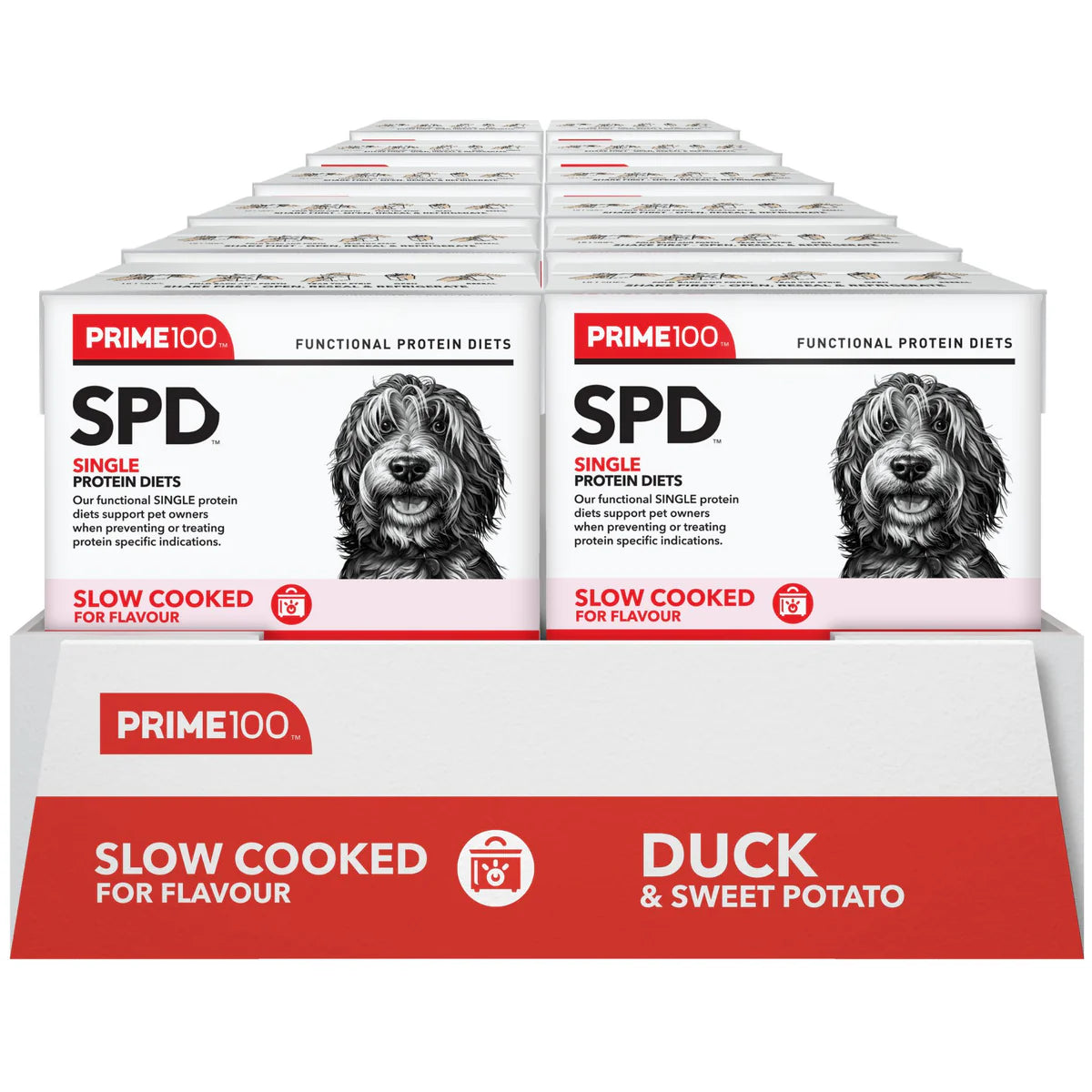 Prime100 Slow Cooked Duck and Sweet Potato 354g