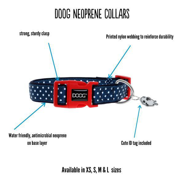 Doog Collar Green Neon Medium