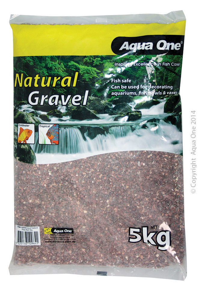 Aqua One Natural Gravel Ruby Red