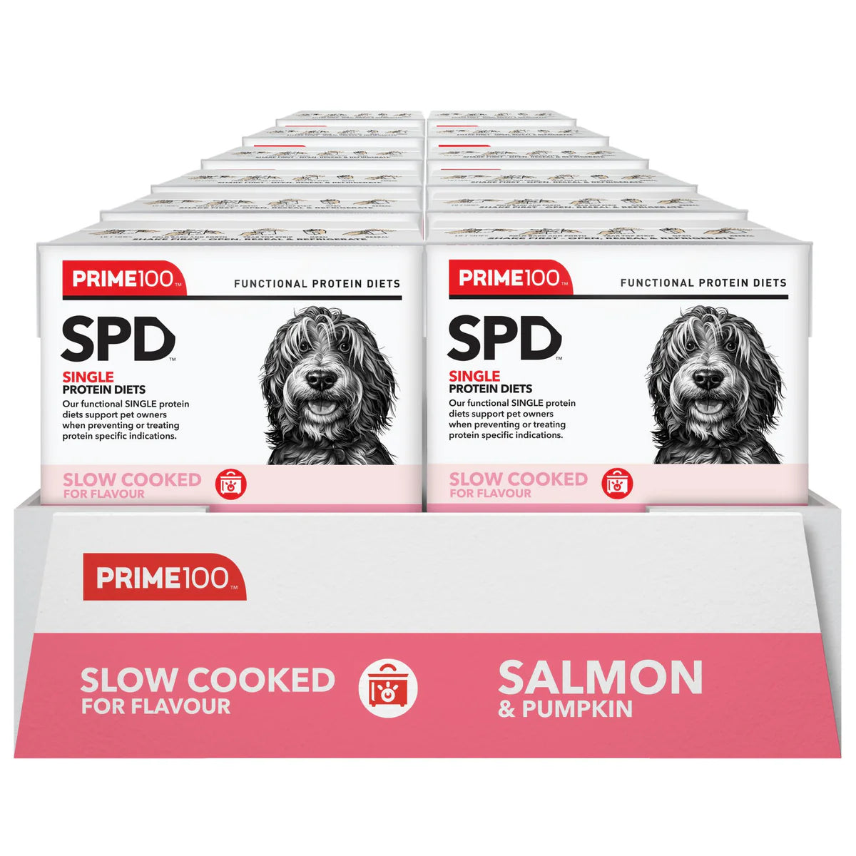 Prime100 Slow Cooked Salmon and Pumpkin 354g