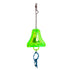 Acrylic Bell W Wicker Rings Small