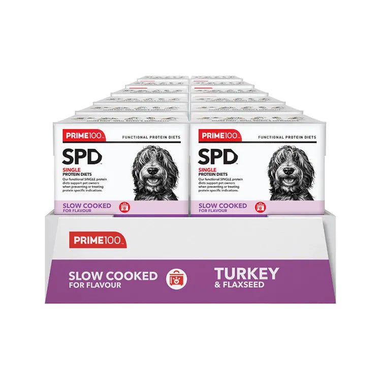 Prime100 Slow Cooked Turkey & FlaXSeed 354g