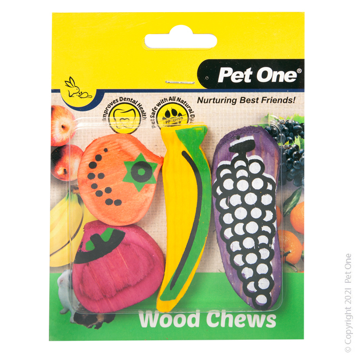 Wood Chews For Animals Multipack 4Pk