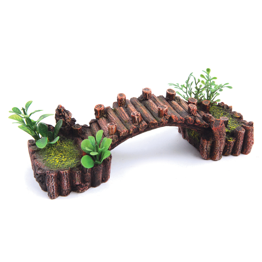 Log Bridge With Plants Small