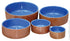 Bowl Ceramic Blue Glazed