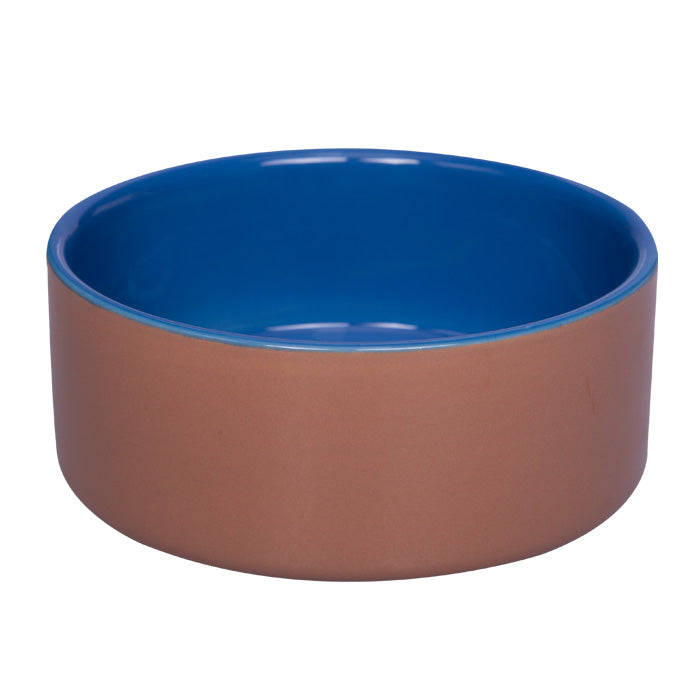 Bowl Ceramic Blue Glazed