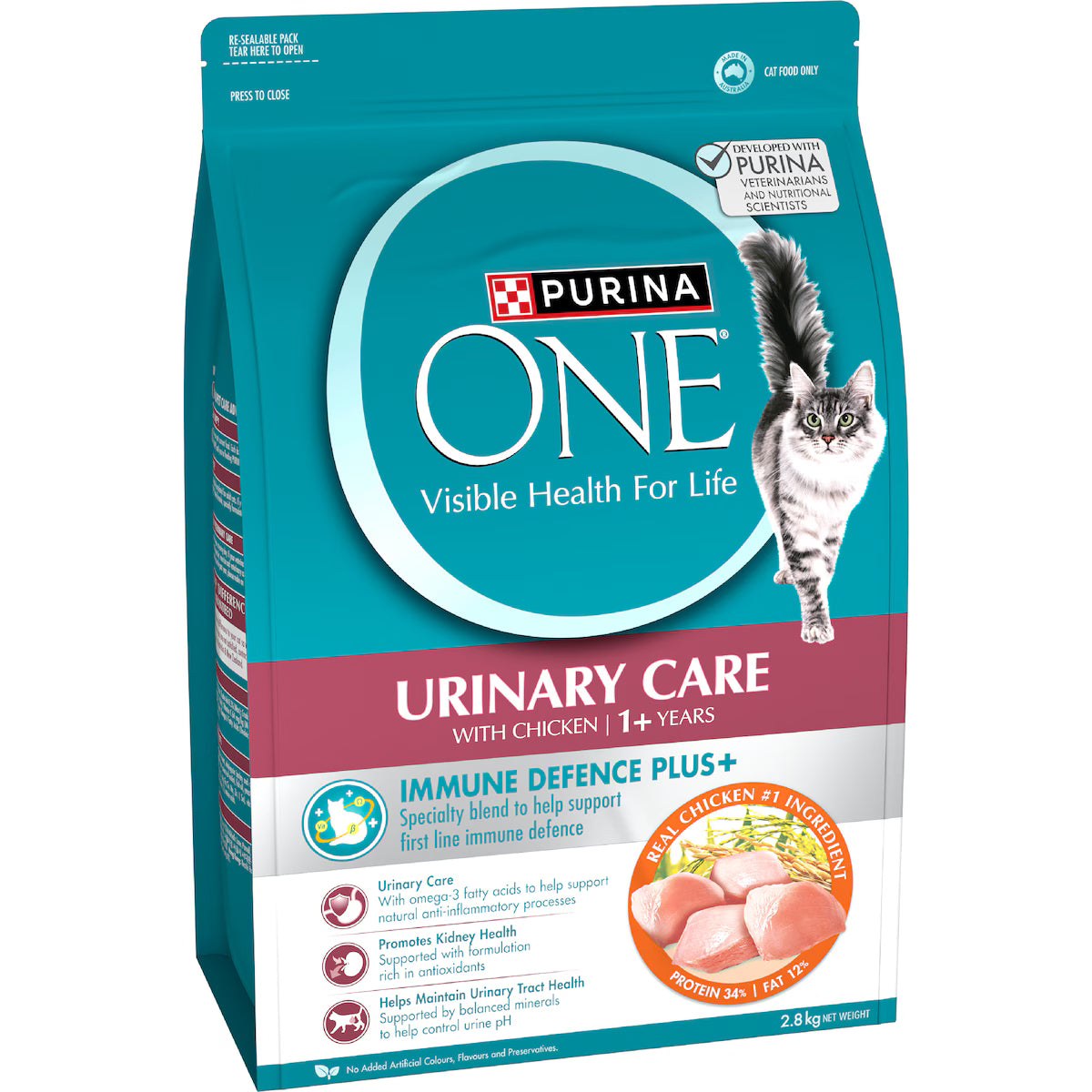 ONE Adult Dry Urinary Care Chicken 2.8KG
