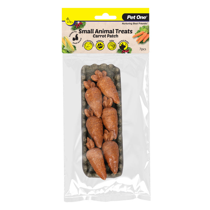 Small Animal Treat Carrot Patch 7pcs