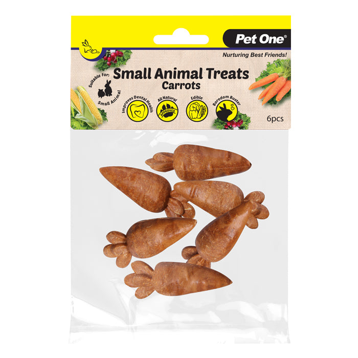 Small Animal Treat Carrots 6pcs