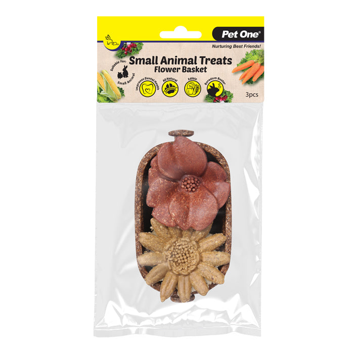 Small Animal Treat Flower Basket 3pcs
