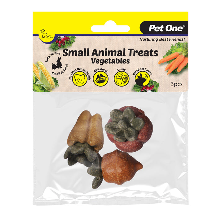 Small Animal Treat Vegetables 3pcs