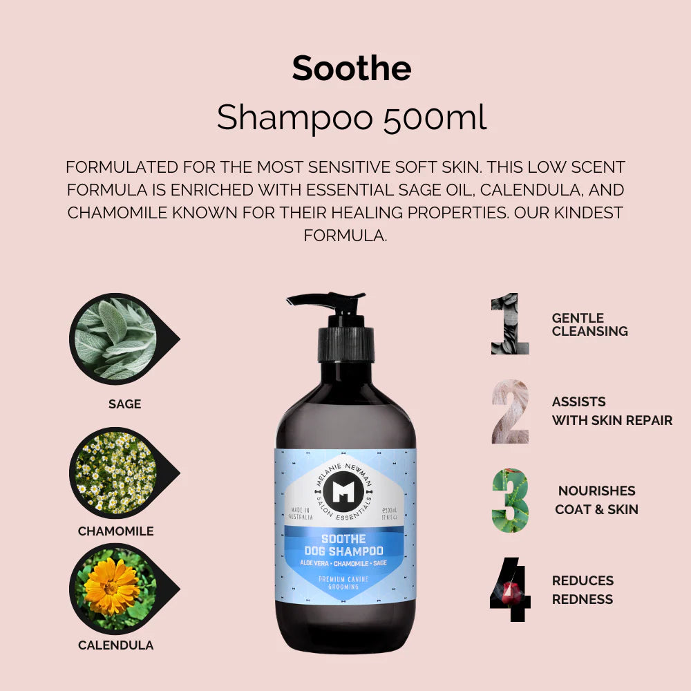 Melanie Newman Soothe Shampoo 500ml