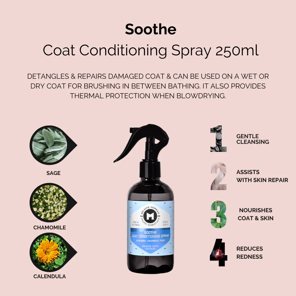 Melanie Newman Soothe Cond Spray 250ml