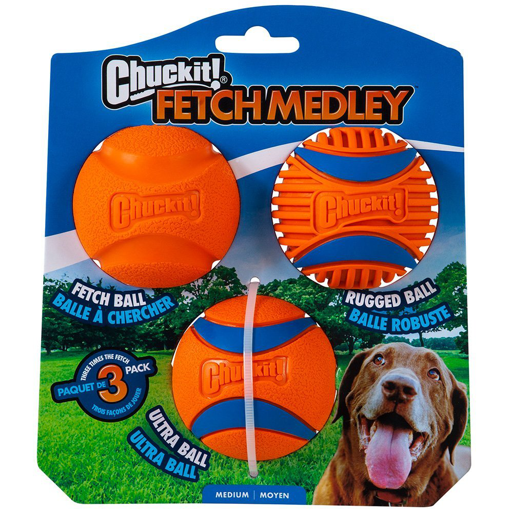 Chuckit Fetch Medley Regular 3pk