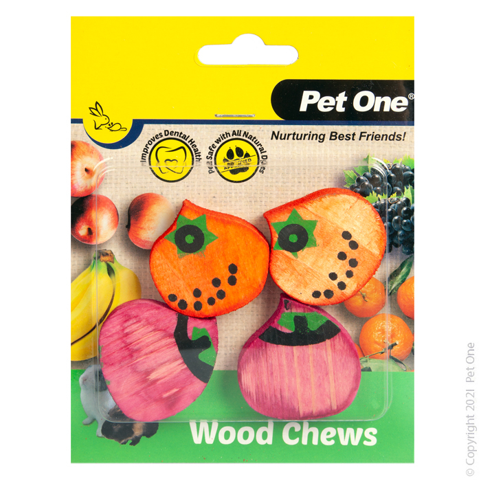 Wood Chews For Animals Multipack 4Pk