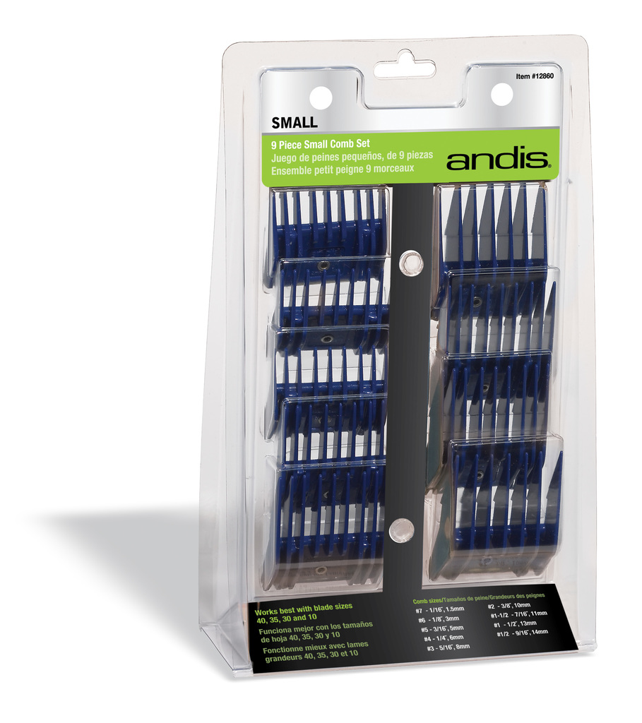 Andis Comb Small - 9 Piece Set