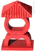 Ornament Red Japanese Shrine Small 7x4x10.2cm