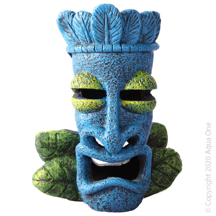 Ornament Tiki Head Medium 11 X 6.5 X 14.5cm