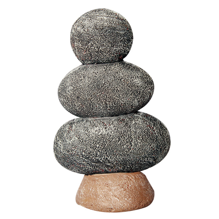 Ornament Stacked Stones 5.5wx3dx9cmh