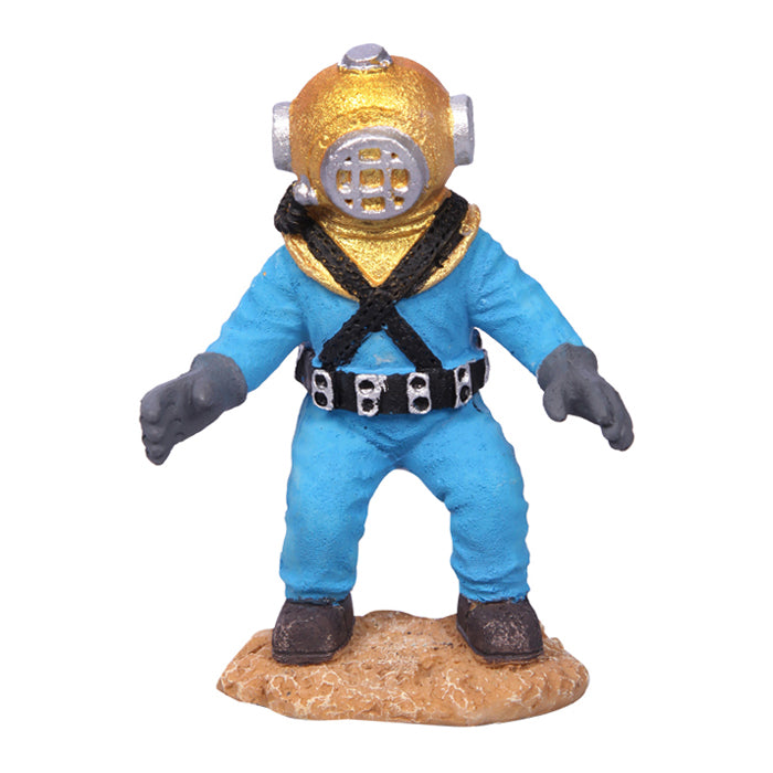 Aqua One Ornament Deep Sea Diver 7.3x4.6x10.3cmh