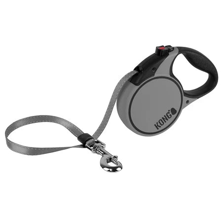 Kong Terrain Retractable Leash Grey