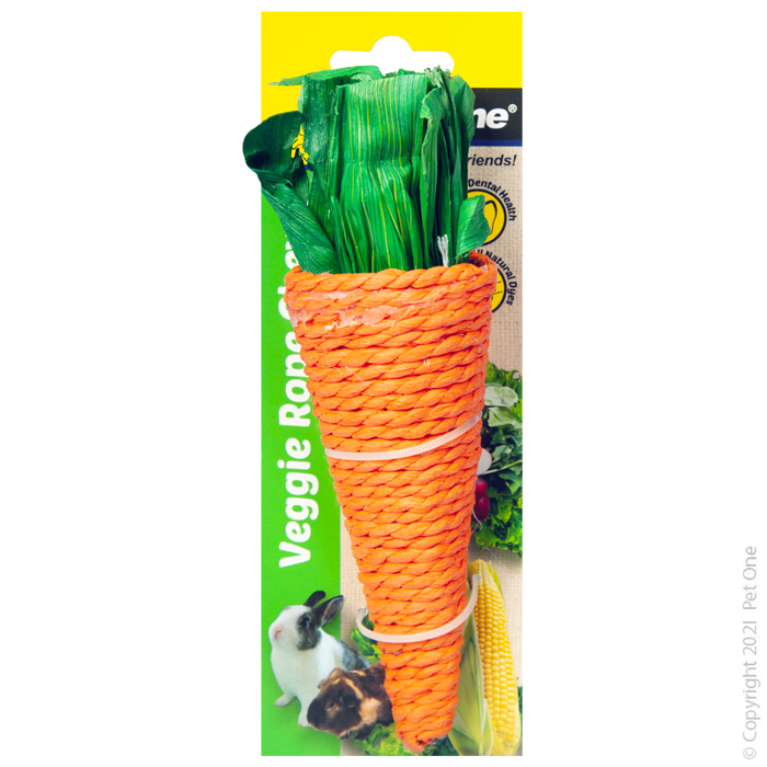 Veggie Rope Chew Carrot