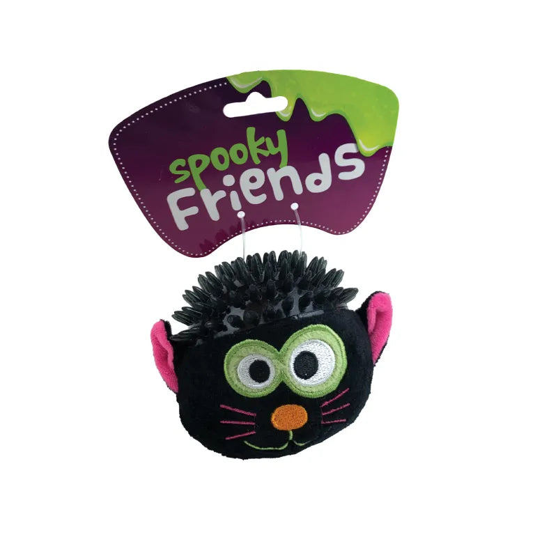Spooky Friends Dog Toy Black Cat Ball