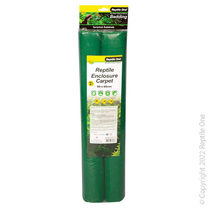 Reptile Enclosure Carpet Reusable 90 X 60cm 2pk