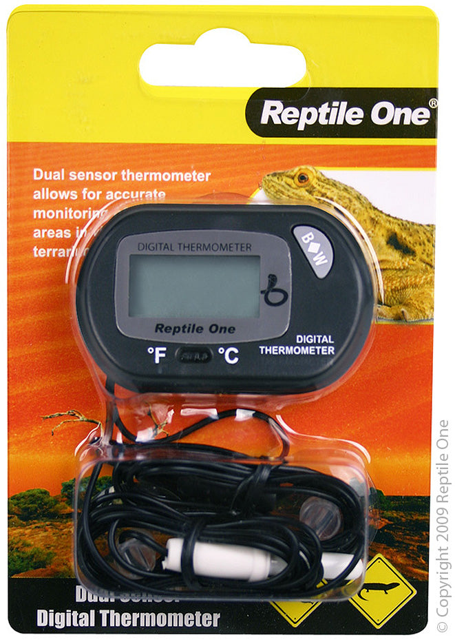 Reptile One Dual Zone Sensor LCD Reptile Thermometer
