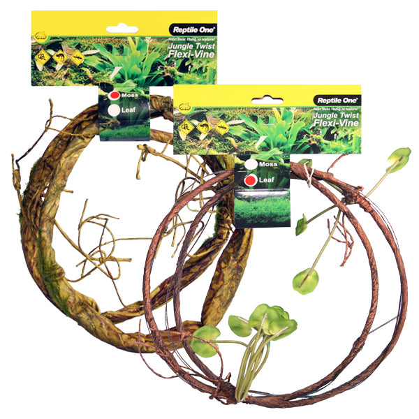 Reptile One Plant Reptile Vine Jungle Twist Leaf 1.5M