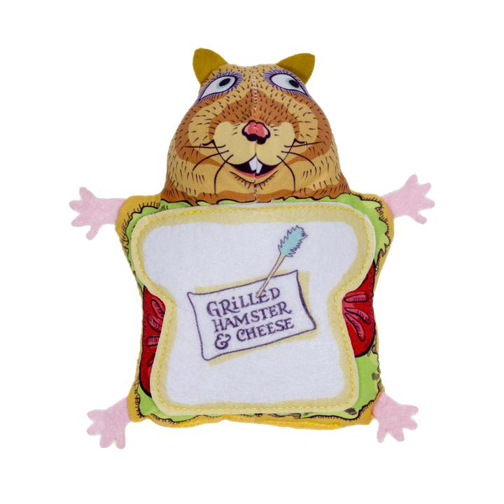 Fluffys Snack Bar Grilled Hamster And Cheese Cat Toy