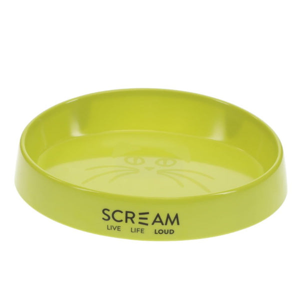 Scream Oval Cat Bowl 300Ml Loud