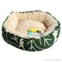 Bed Sm Animal Round20x20x8cm Tropical Leaf