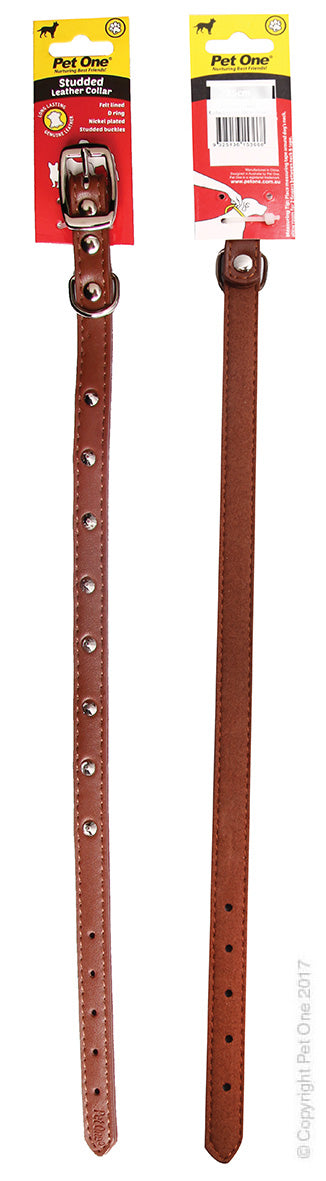 Collar Leather Studded
