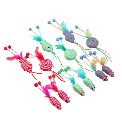 Pounce String Cat Toys 9 Assorted