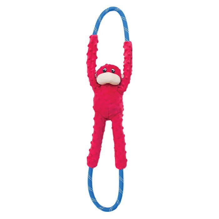 Zippypaws Ropetugz Monkey Red 71 X 12 X 7cm