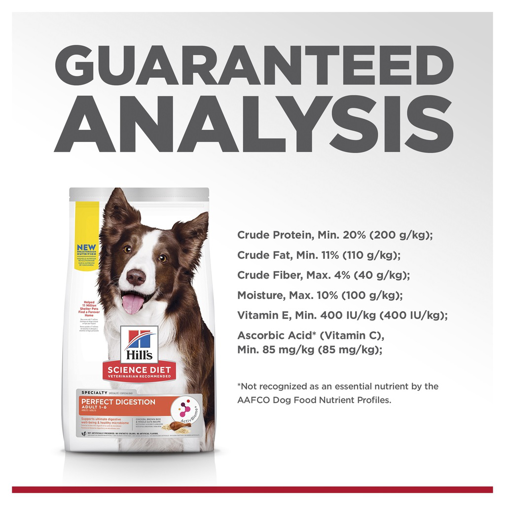 Science Diet Dog Dry Perfect Digestion Adult 1.59kg