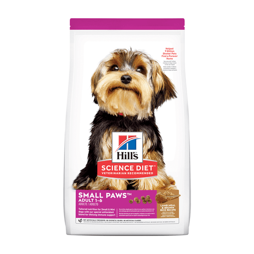 Science Diet Dog Dry Small Paws Lamb 2kg