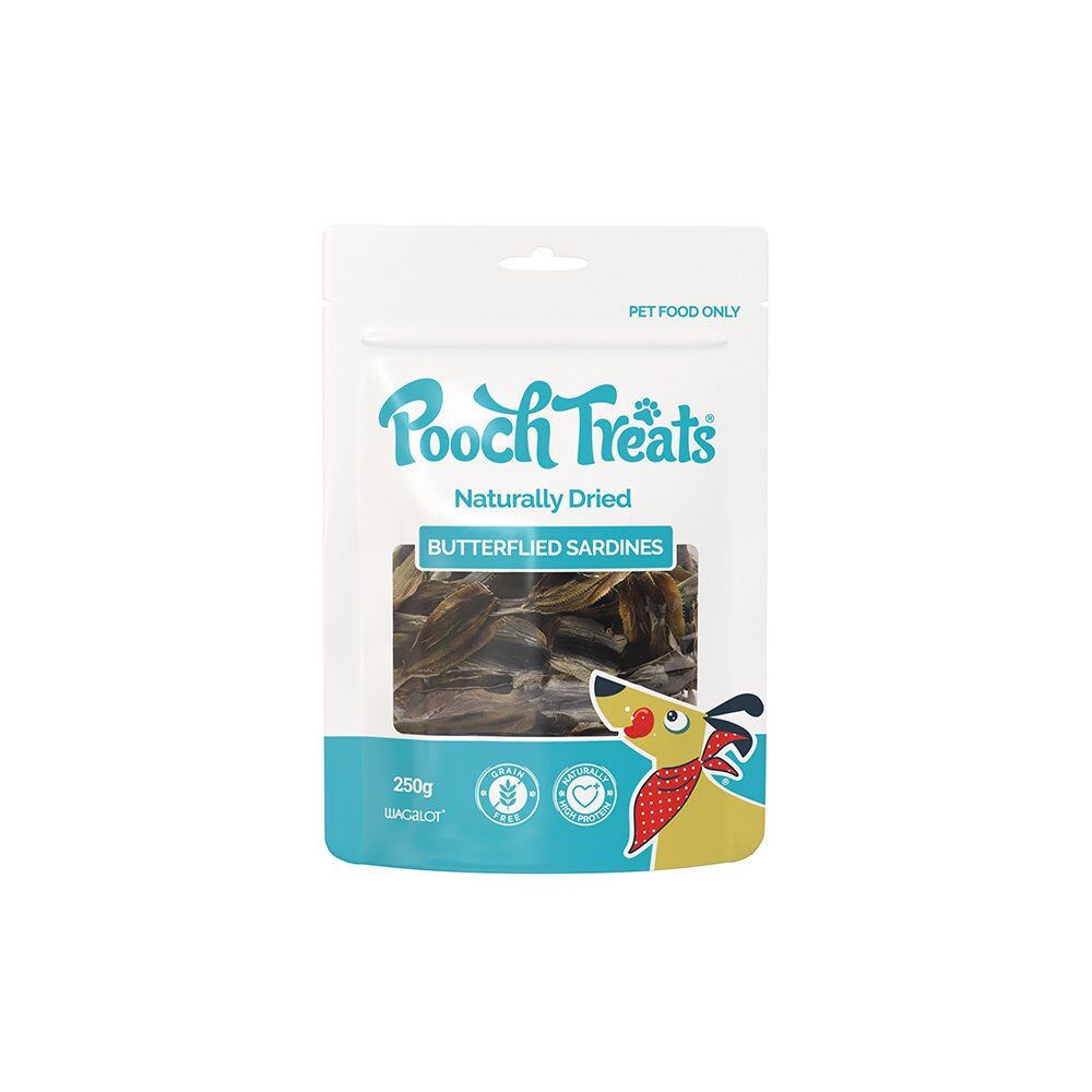Pooch Treats Butterflied Sardines 250g