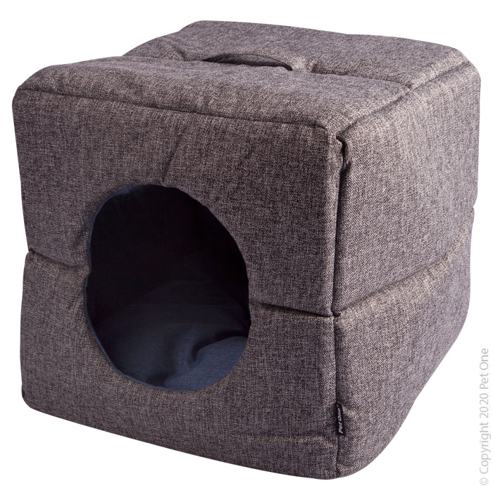 Cat Cube Eco 35x35x35cm Grey